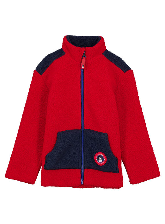 Casaco Polar Acolchoado Vermelho e Azul-Marinho GOTRIGIL / 19W902J1GIL050