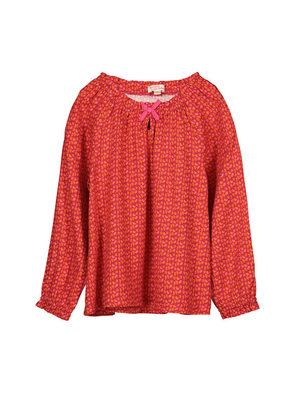 Blusa gola elástica menina FABACHEM / 19S90161CHE099