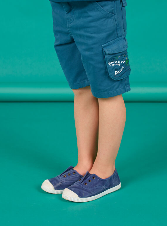 Bermudas azul criança menino LOVERBER4 / 21S902Q5BER715