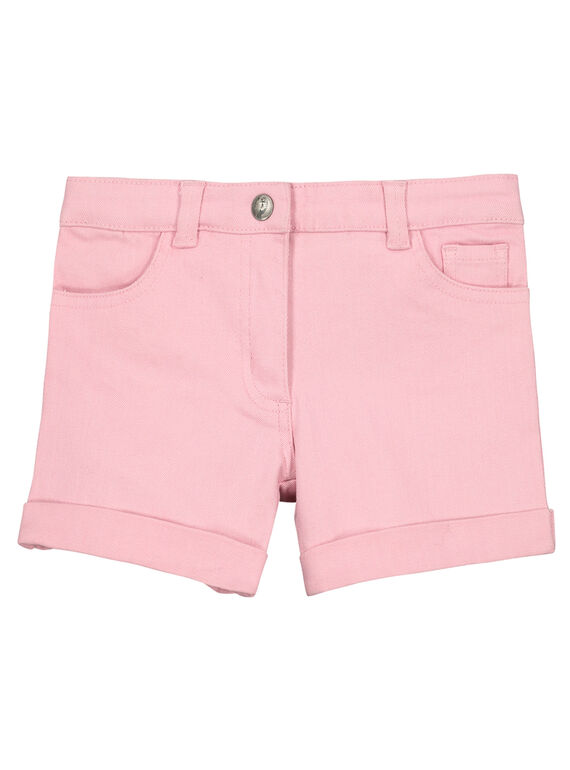 Calções básicos rosa menina FAJOSHORT5 / 19S901G4D30D303