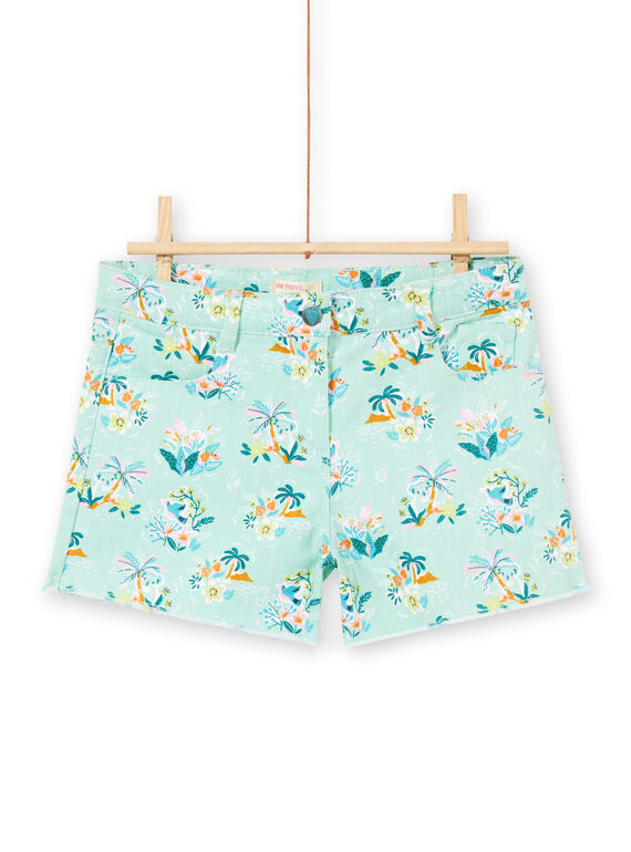 Calções estampado coalas, flores e palmeiras LAVERSHORT3 / 21S901Q3SHOG621