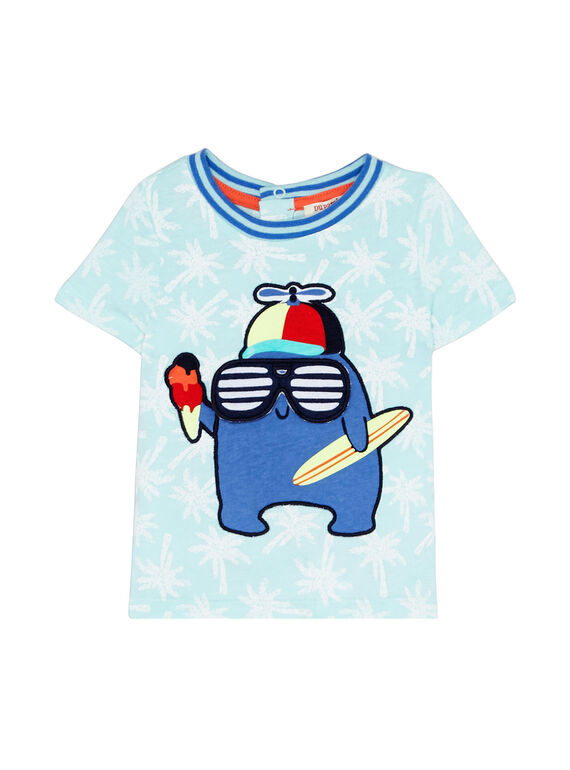 T-shirt Mangas Curtas Azul JUQUATI1 / 20SG10R1TMC210