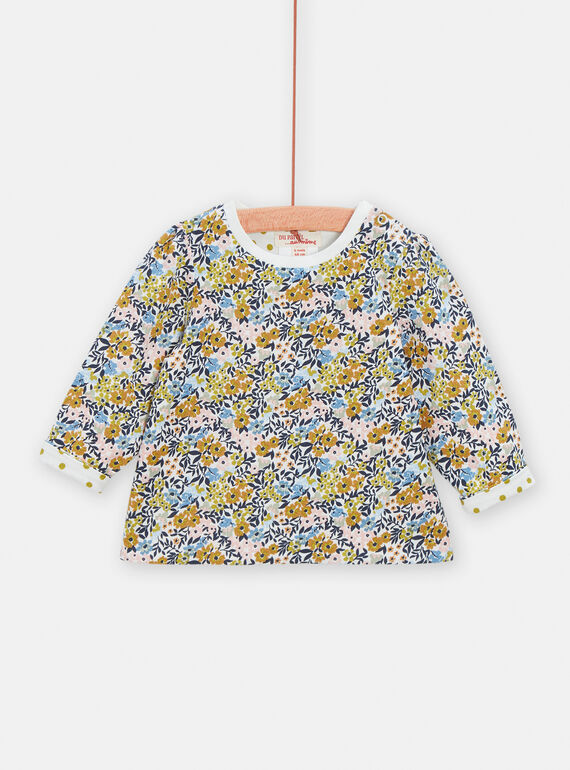 T-shirt de manga comprida cor cru VIGATEE / 24WG0911TML001