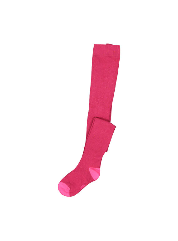 Collants rosa purpurinas menina FYABACOL / 19SI0161COL099