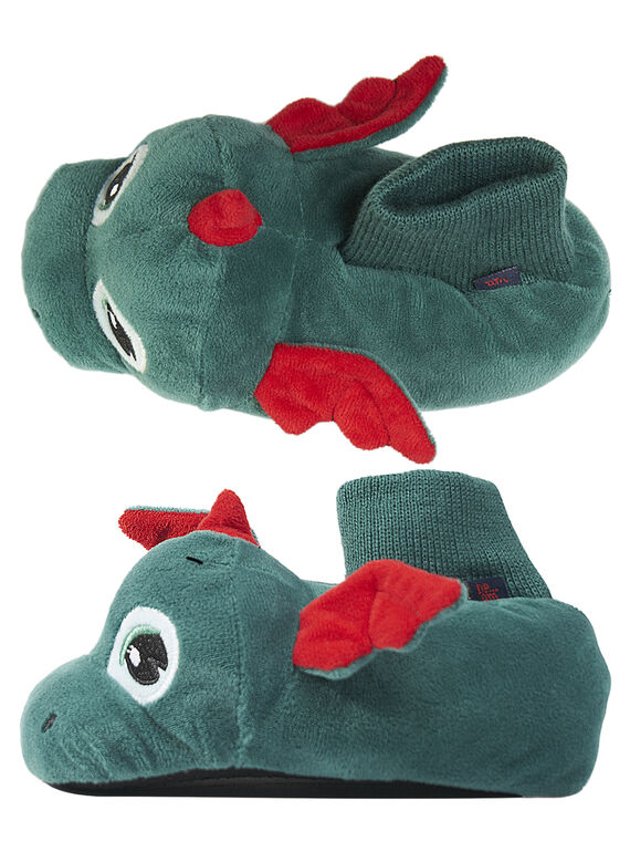 Chinelos peluche dragão criança menino GGBOOTDRA / 19WK36Z1PTD600