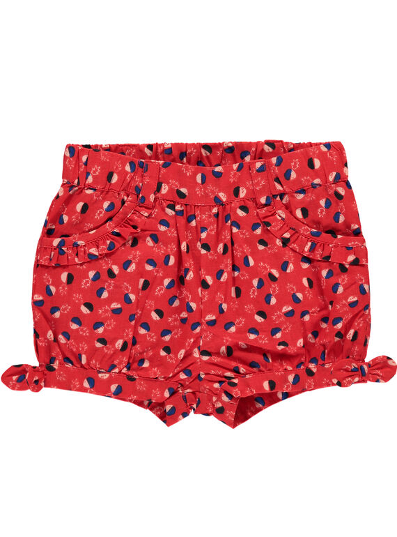 Baby girls' printed shorts FITOSHO2 / 19SG09L2SHO330
