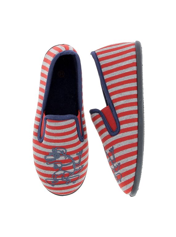 Boys' slip-on slippers CGSGDINO / 18SK36X2D0B050