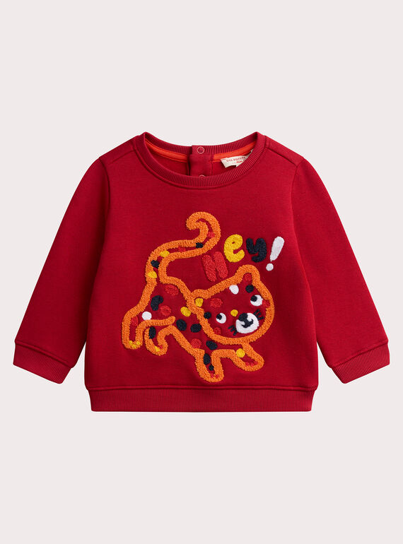 Sweatshirt vermelha VUKOSWE / 24WG1031SWEF508
