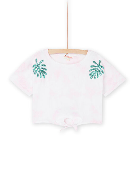 T-shirt rosa-claro de mangas curtas RAPOPTI4 / 23S901X1TMC321