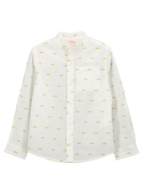 Camisa branca fantasia menino FOPOCHEM2 / 19S902C2CHM000