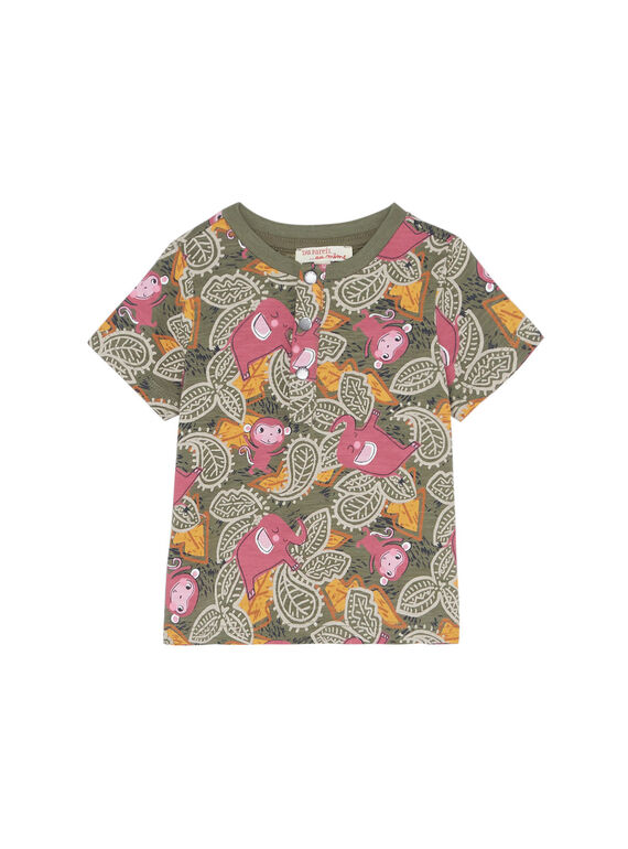 T-shirt Mangas Curtas Caqui JUDUTUN / 20SG10O3TMC609
