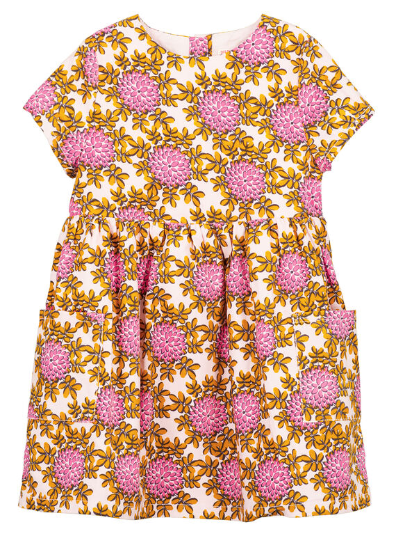 Vestido estampado em veludo riscas GABLAROB2 / 19W901S1ROBD310