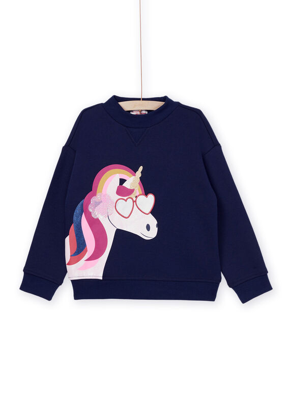 Sweat de mangas compridas com padrão de unicórnio PAMUSWEA / 22W901R1SWEC243