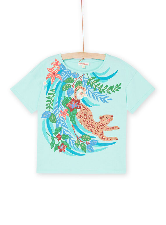 T-shirt de mangas curtas com padrão selva RABALTI2 / 23S901W1TMCC215
