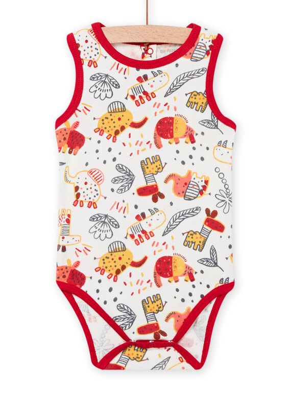 Body com estampado fantasia bebé menino NEGABODFLA / 22SH14J1BDL001
