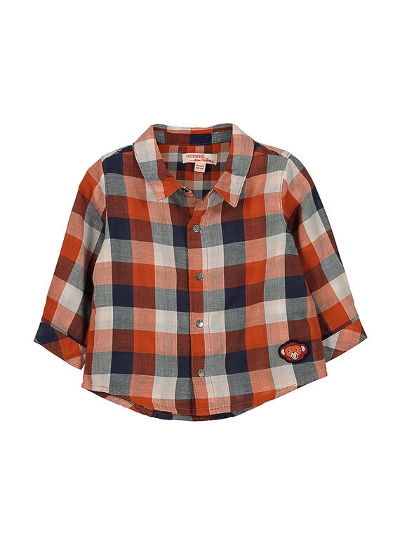Camisa aos quadrados bebé menino FUBACHEM / 19SG1061CHM099