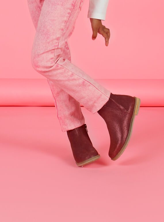 Botins cor-de-vinho menina MABOOTVIN / 21XK3573D0D719