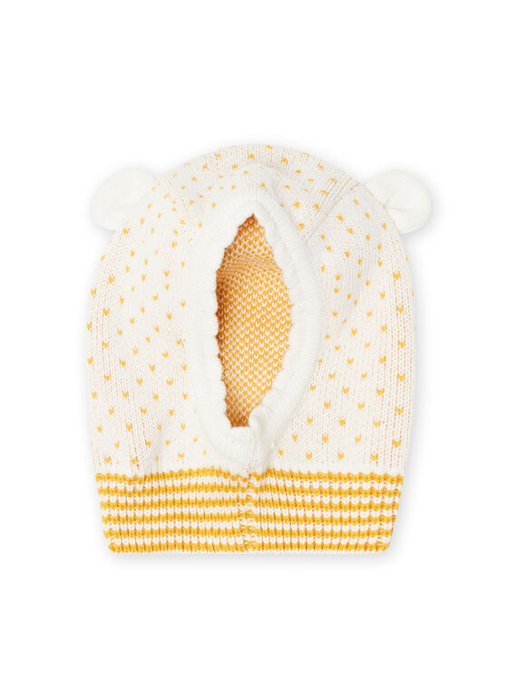 Barrete de malha cru com detalhes de orelhas bebé menina MYICOBON / 21WI0965BON001