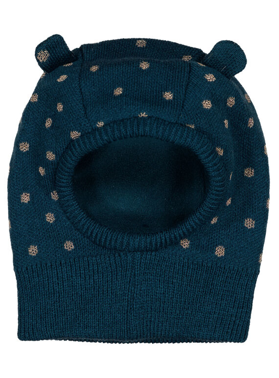 Capuz às bolas lurex com orelhas pequenas. GYITUCAG / 19WI09Q1BON714