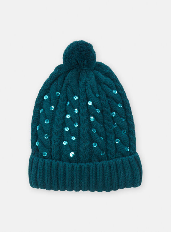 Gorro azul-pato para menina SYAJOBON5 / 23WI01O4BON714