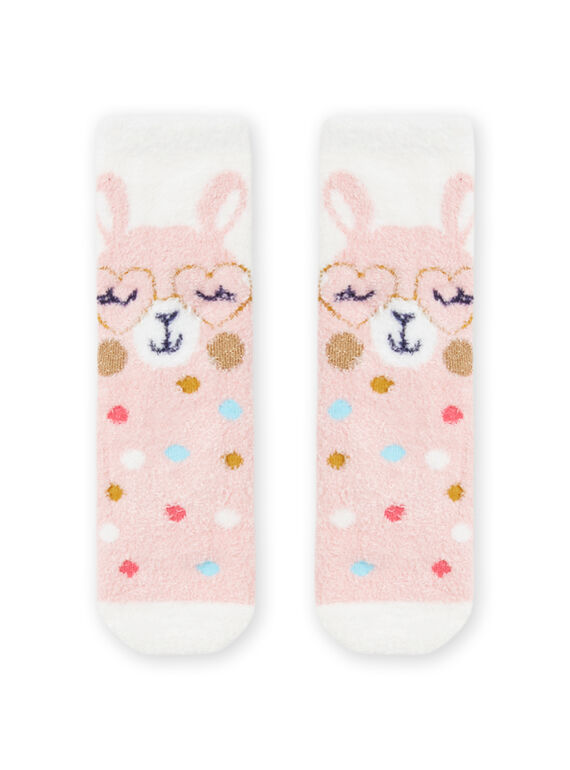 Meias cru com padrão lama decorativo menina MYAHICHO / 21WI01U1SOQ003