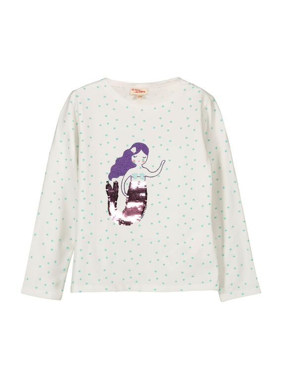 T-shirt mangas compridas menina FANETEE1 / 19S901B1TML000