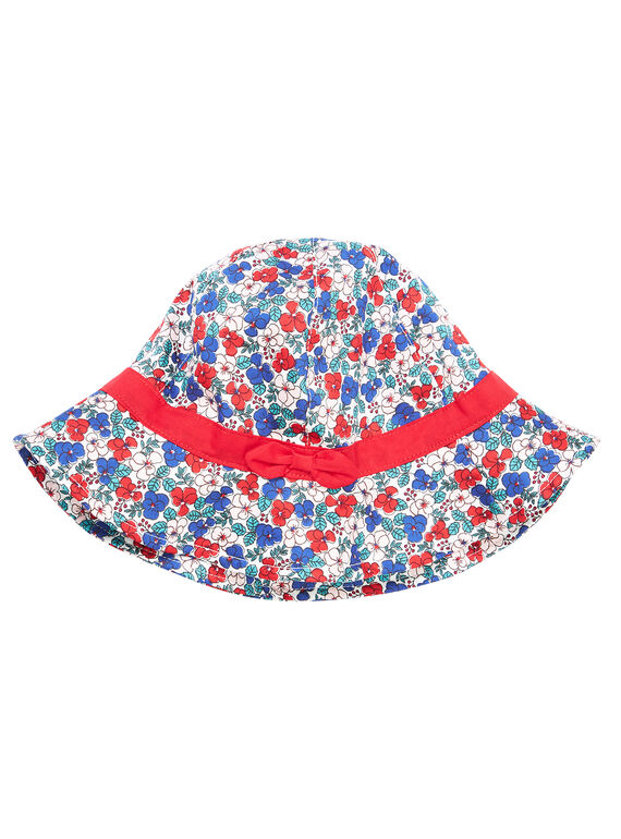 Chapéu criança menina com padrão flores JYAJAHAT2 / 20SI01B2CHA001