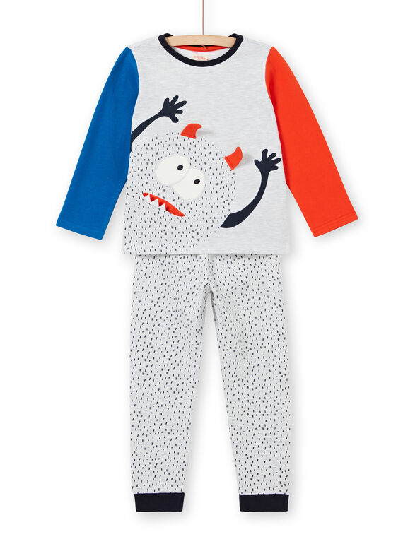 Pijama criança menino em moletão padrão monstro LEGOPYJMON / 21SH1212PYJJ920