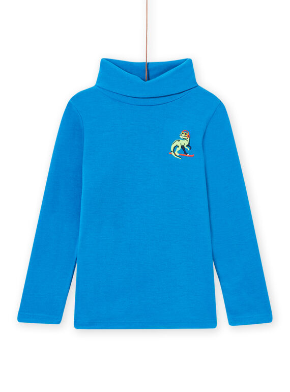 Camisola interior azul com padrão dragão menino MOSKISOUP / 21W902R1SPLC221
