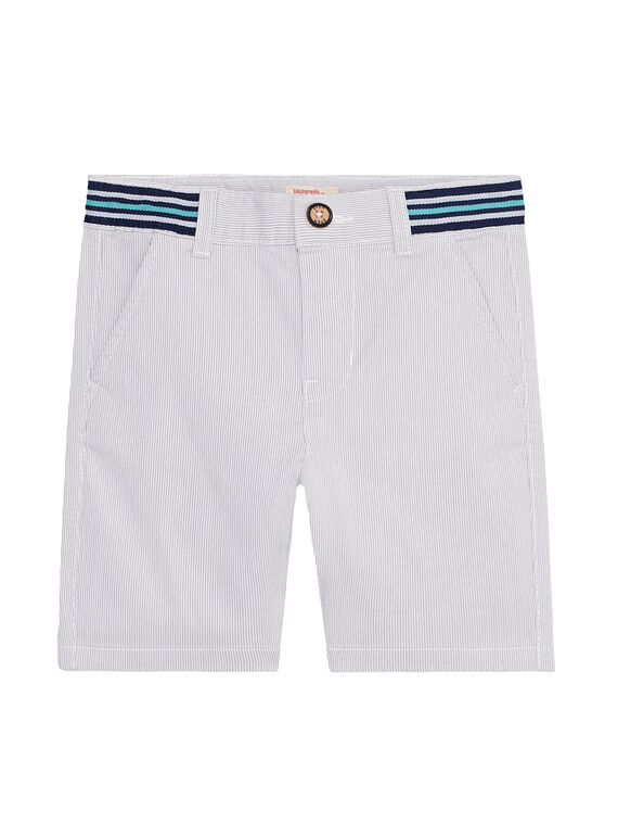 Bermudas menino cerimónia riscas finas cinzentas JOPOEBER1 / 20S902G1BER940