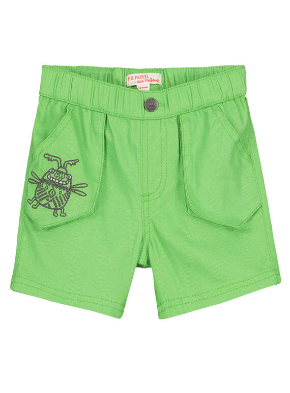 Bermudas verde bebé menino FUYEBER1 / 19SG10M1BER603