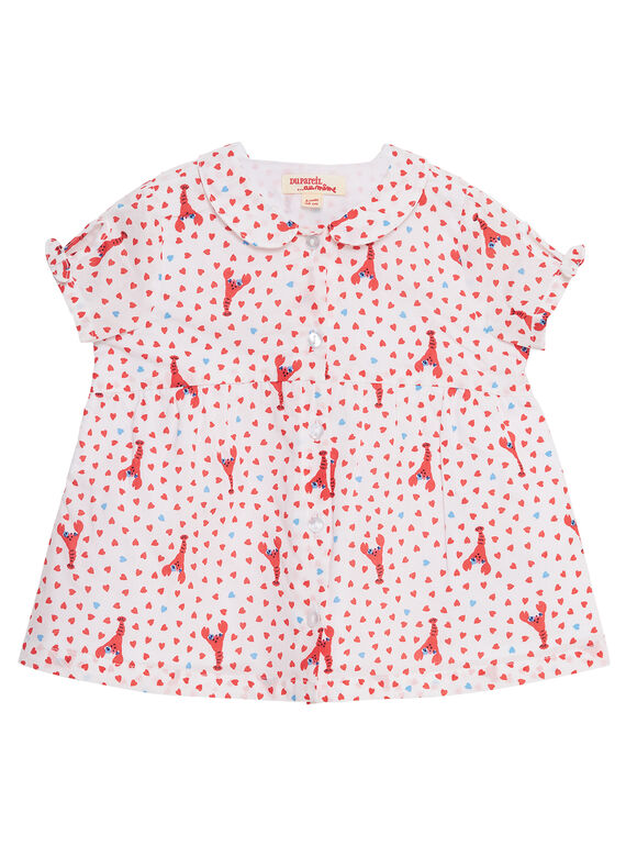 Camisa estampado bebé menina JICEACHEM / 20SG09N1CHE000