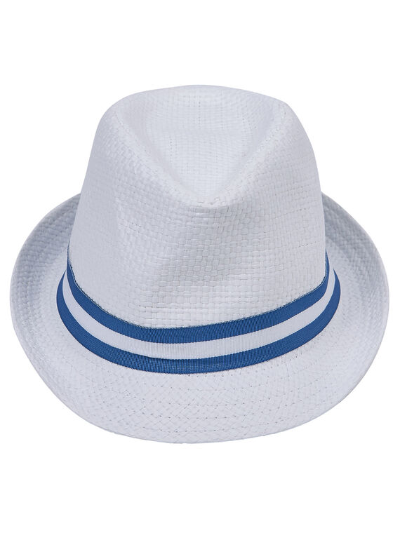 Chapéu bebé menino branco com fita azul JYUPOECHA / 20SI10G1CHA000