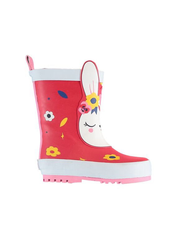 Red RAIN BOOTS KBFBPLAPIN / 20XK3762D0C050