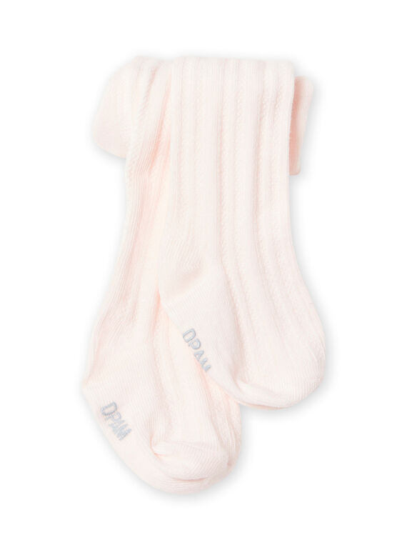 Collants torcidos rosa pálido bebé menina MYIJOCOLTO2 / 21WI0914COL632