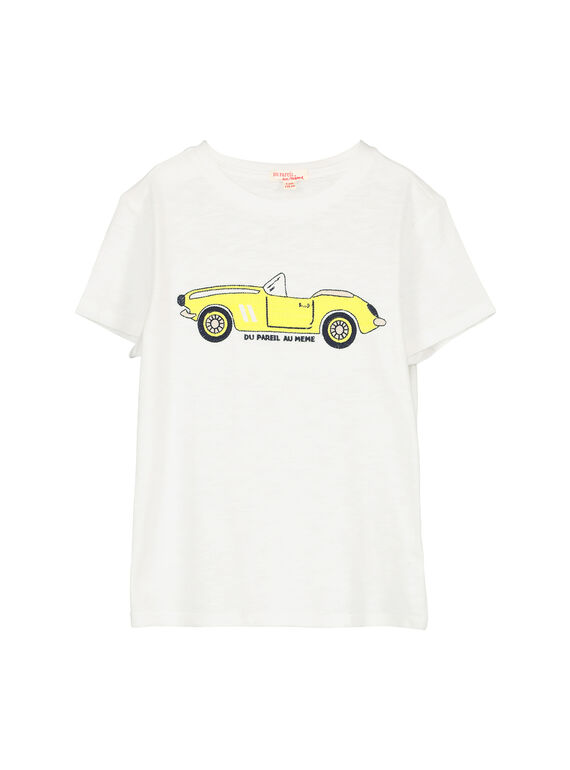 T-shirt carro menino FOPOTI / 19S902C1TMC000