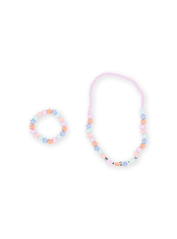 Colar e pulseira multicor menina NYAJOCOU1 / 22SI0192CLI961