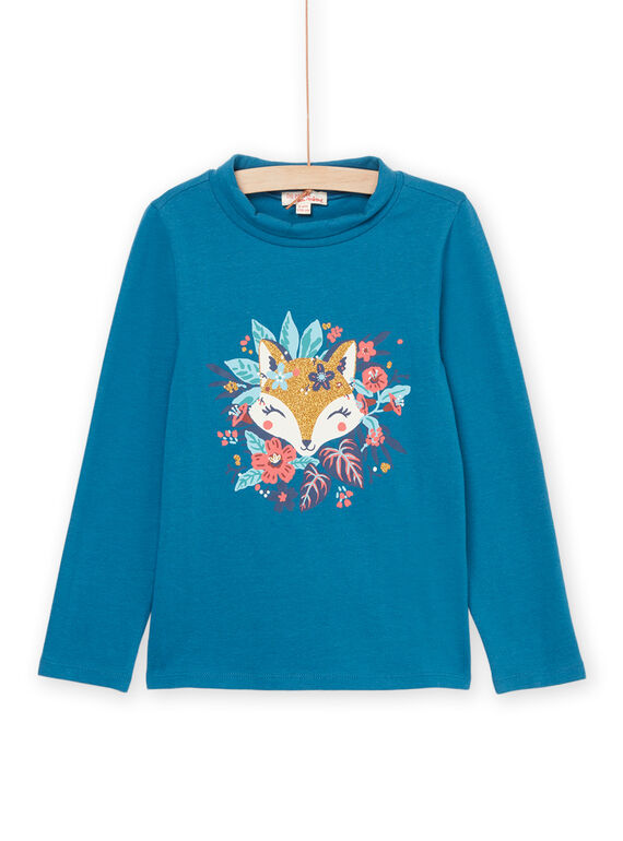 Camisola interior com estampado raposa e flores PAMENSOUP / 22W901U1SPL215