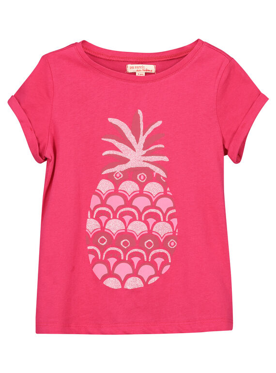 T-shirt ananás fantasia menina FAJOTI9 / 19S901G7D31304
