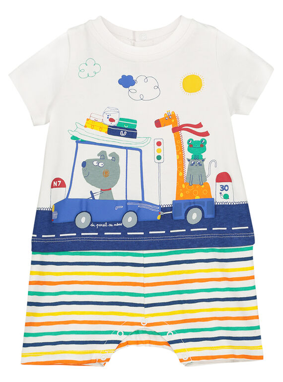 Babygro calções bebé menino FEGAGREVOI / 19SH14H3GRE000