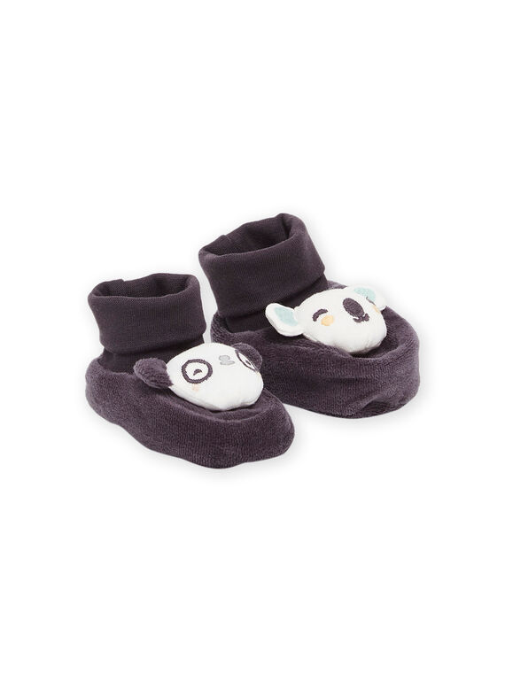 Pantufas-meia com estampado de coala e panda POU1CHOS2 / 22WF4281CHP001