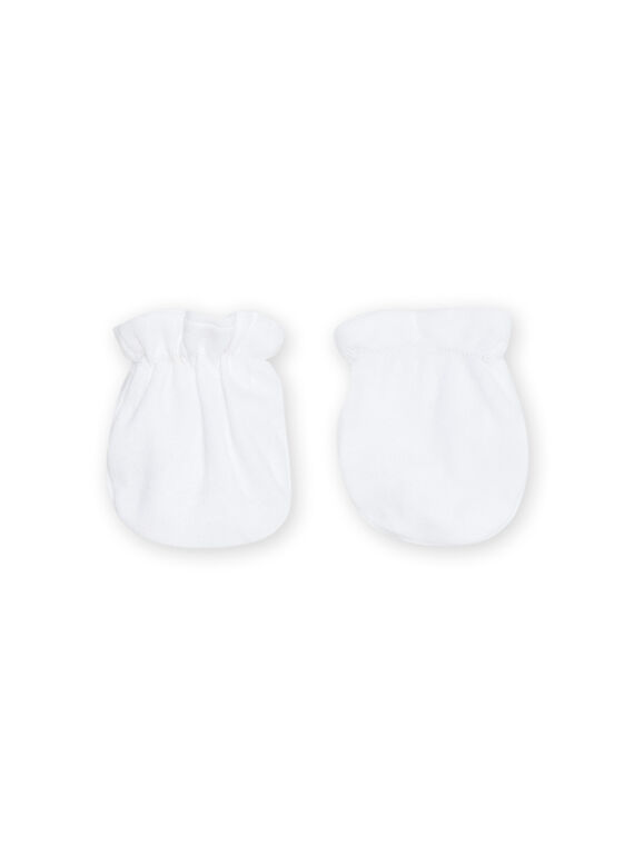 Luvas branco de recém-nascido ROU1GAN / 23SF4261GAN000
