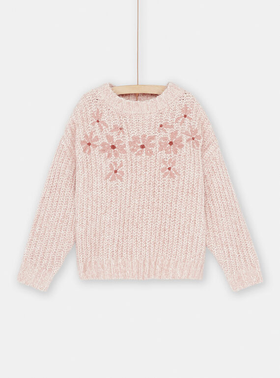 Camisola rosa de mangas compridas SACOUPULL / 23W901L1PULD329