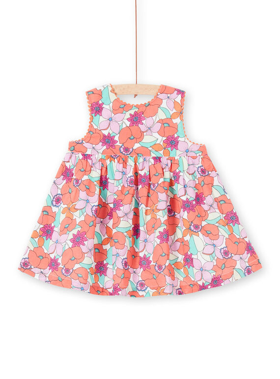 Vestido às flores bebé menina LIVIROB1 / 21SG09U1ROB000