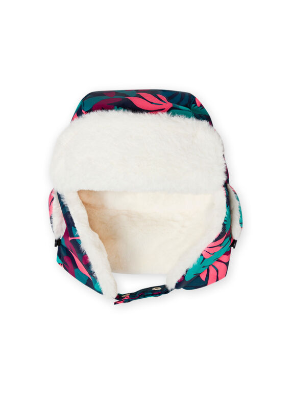 Chapka forrada estampado folhagem menina MYASKICHAP / 21WI01R1BON070