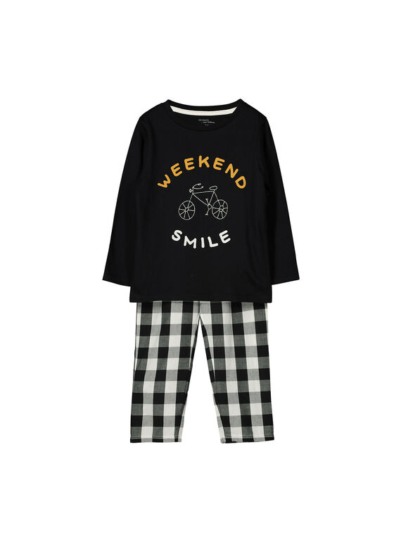 Pijama de moletão menino FEGOPYJCAR / 19SH1246PYJ090
