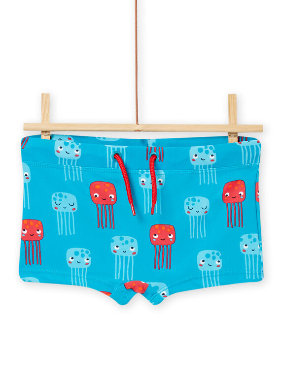 Fato de banho azul-claro com estampado de medusas menino NYOMERSHOEX1 / 22SI02L7MAIC215