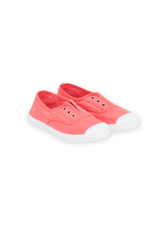 Ténis de tela rosa menina NATOILCIEFU / 22KK3593D16030