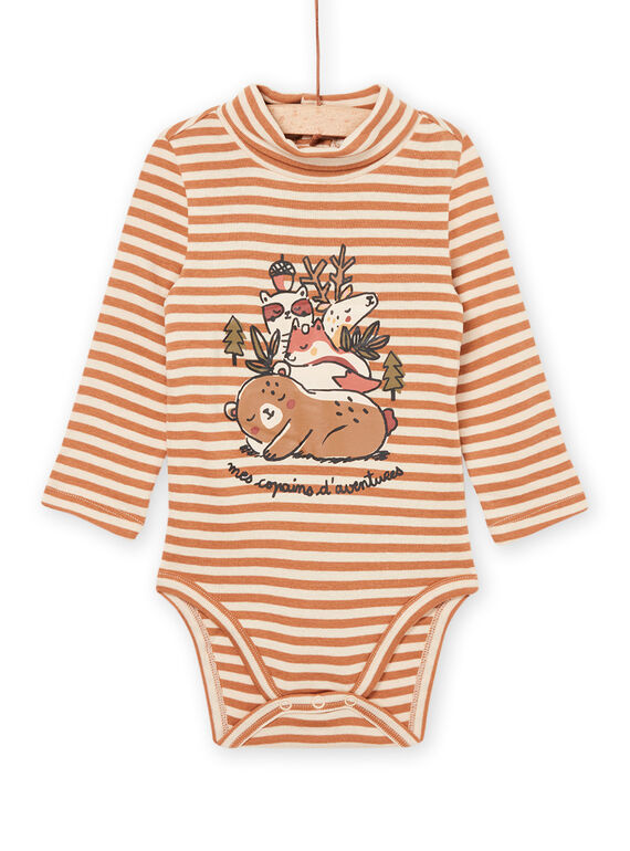 Body de mangas compridas com estampado de urso PUPRABOD / 22WG10S1BODI807