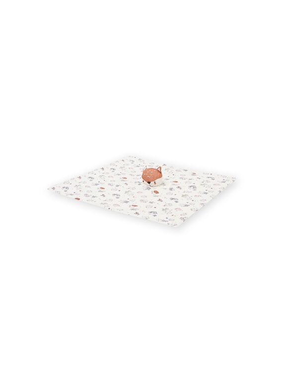 Peluche raposa estampado decorativo recém-nascido unissexo MOU1DOU2 / 21WF4243JOU001